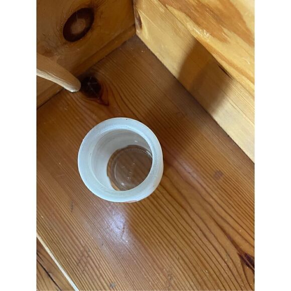 Painted Glass Gnome Canister - Picture 2 of 4